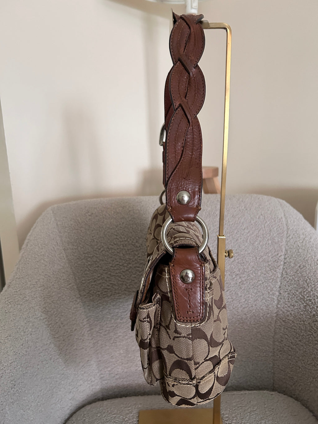 Vintage Coach brown Soho shoulder bag
