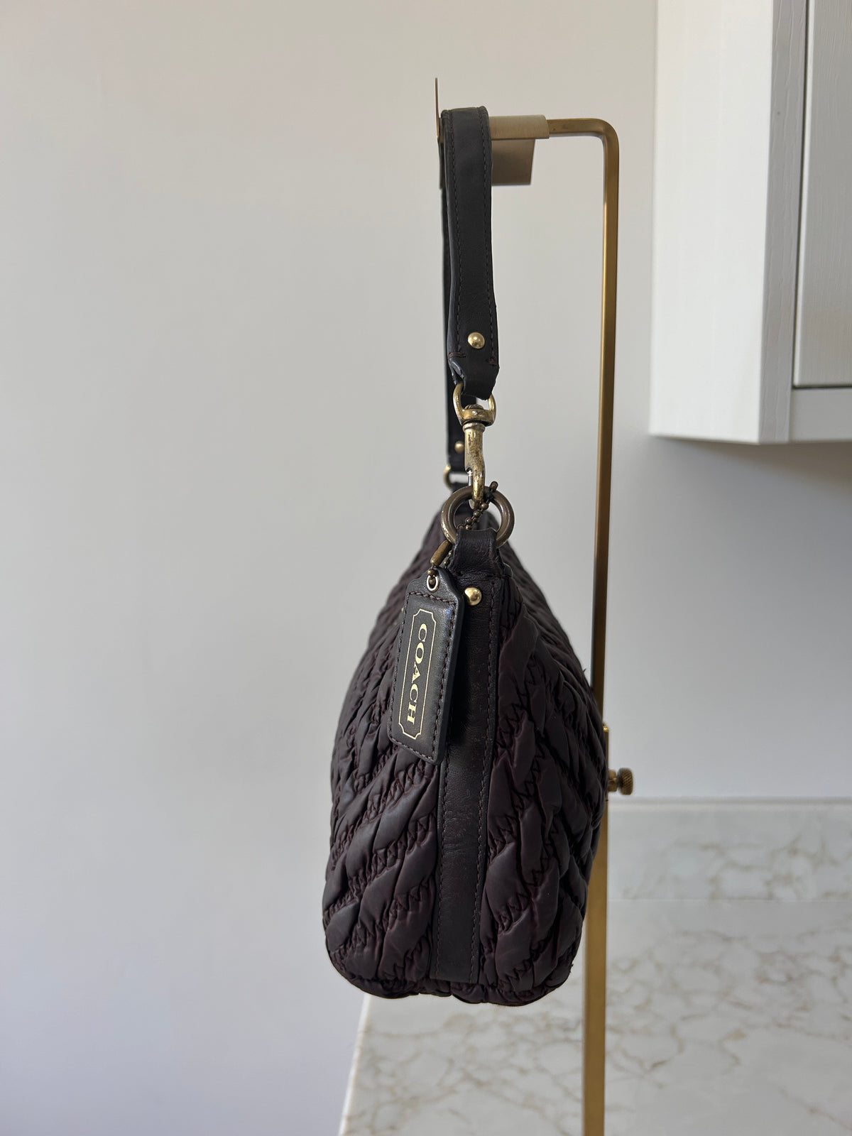 Vintage Coach limited edition brown shoulder bag
