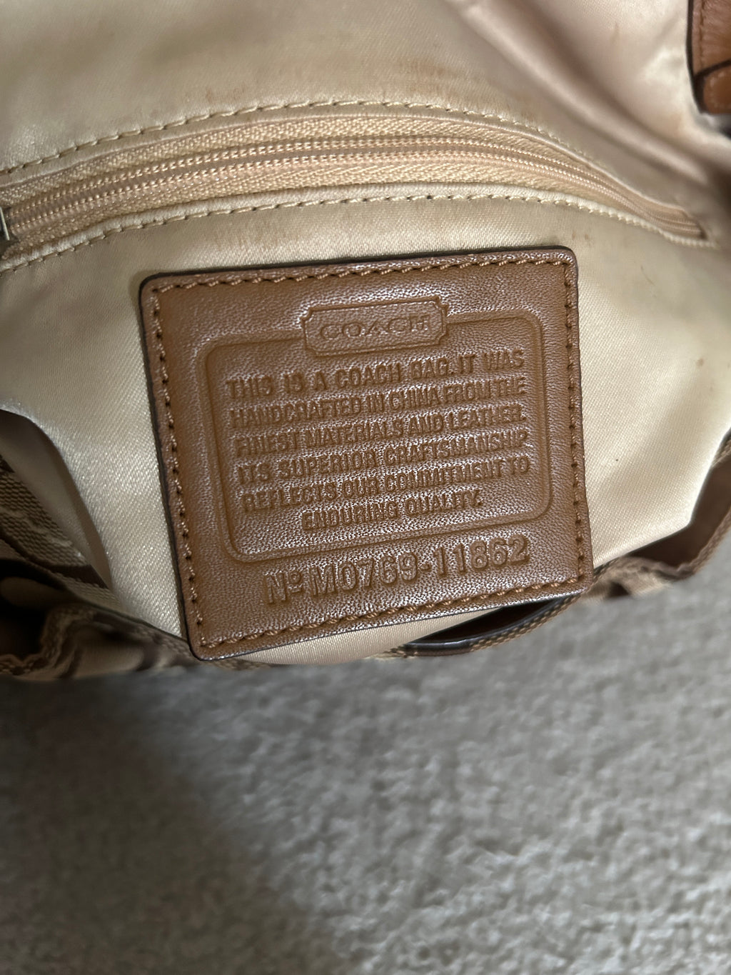 Vintage Coach brown Soho shoulder bag