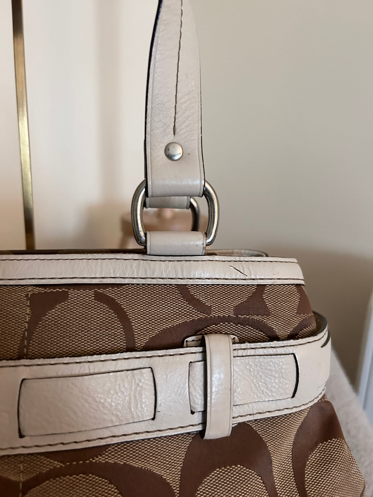 Vintage Coach small Hampton shoulder bag