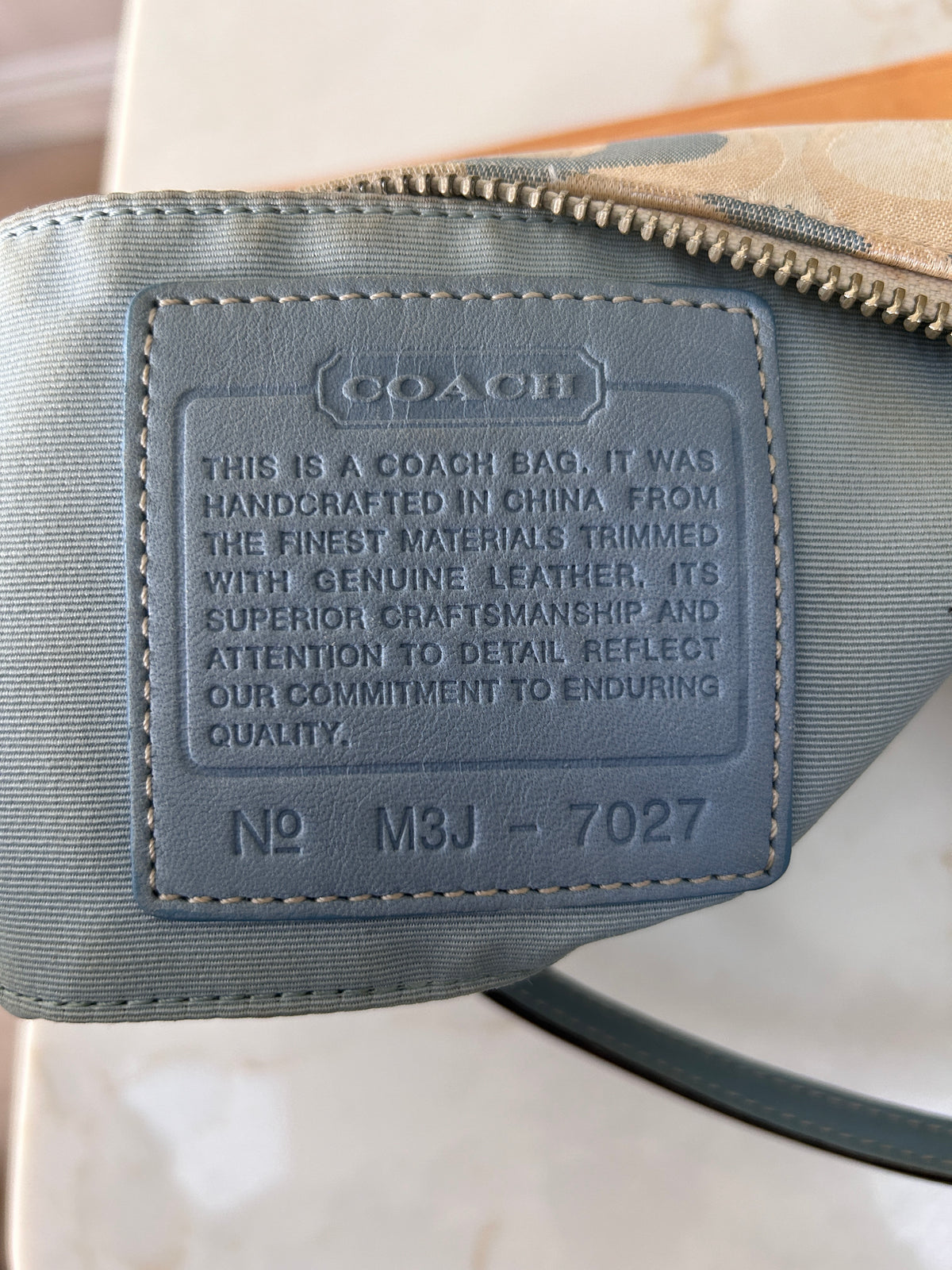 Vintage Coach optic monogram Demi shoulder bag
