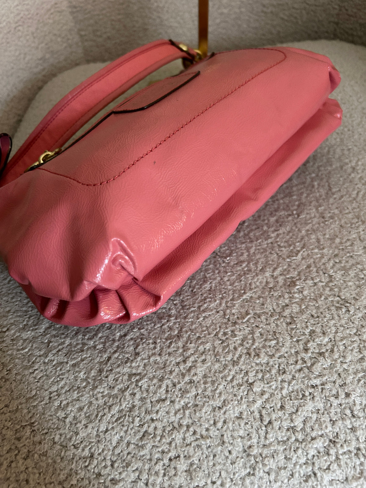 Vintage Coach pink leather Poppy shoulder bag