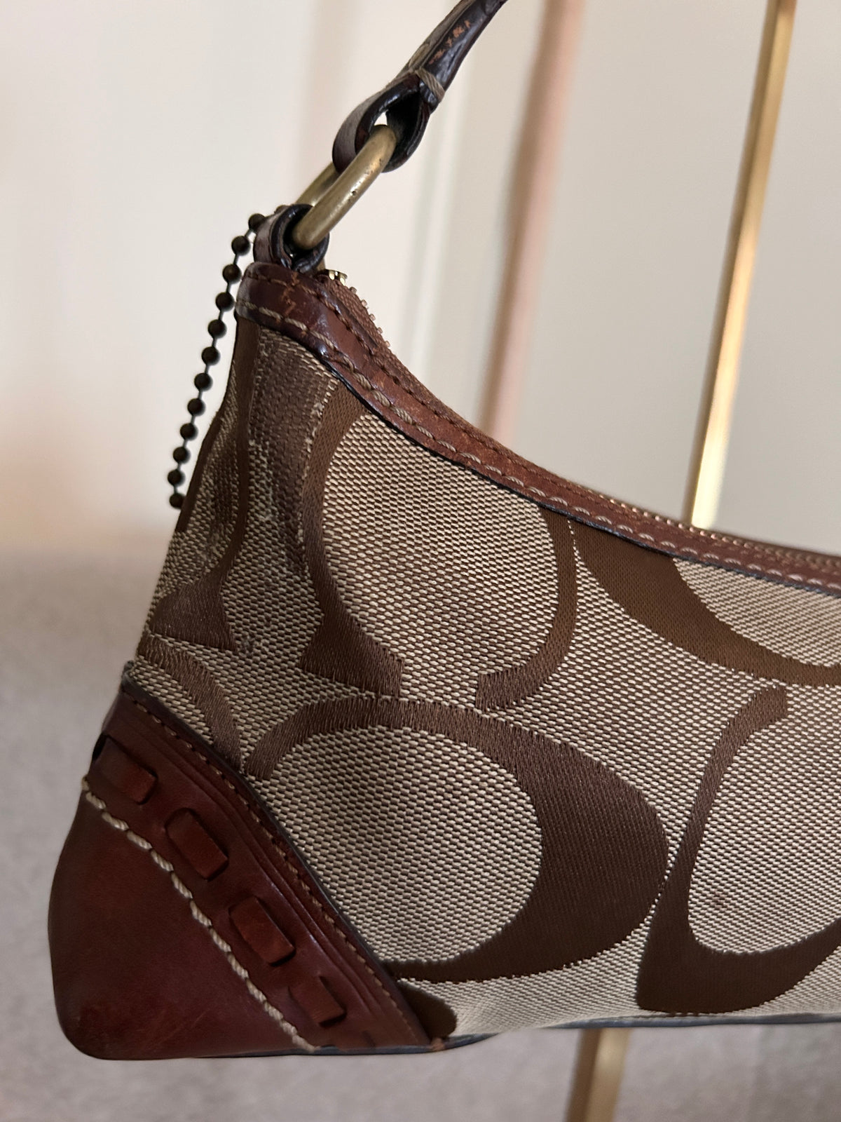 Vintage Coach baguette shoulder bag