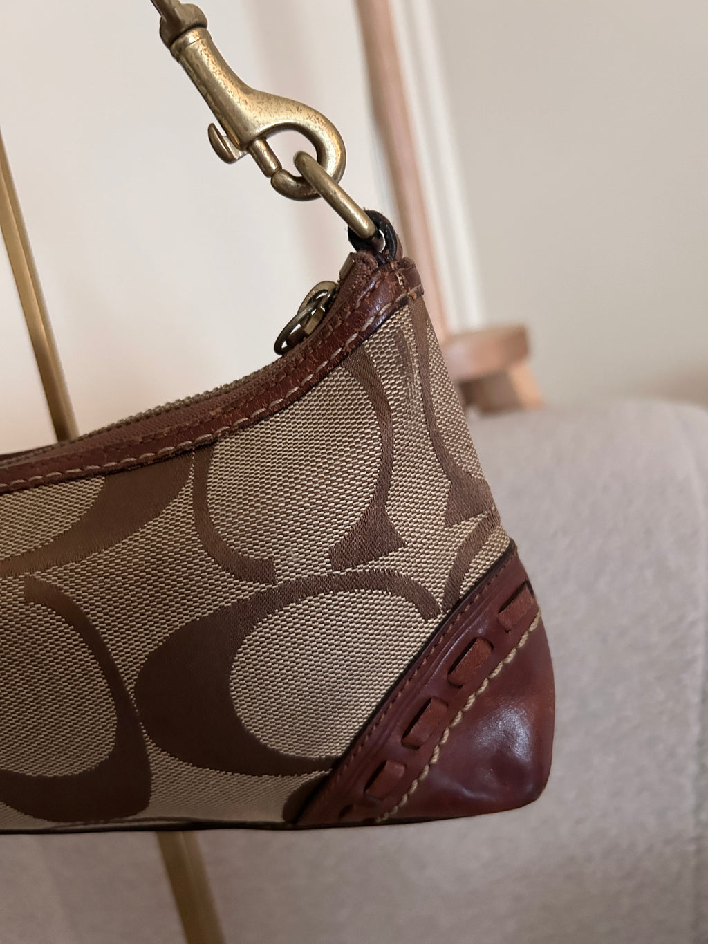 Vintage Coach baguette shoulder bag