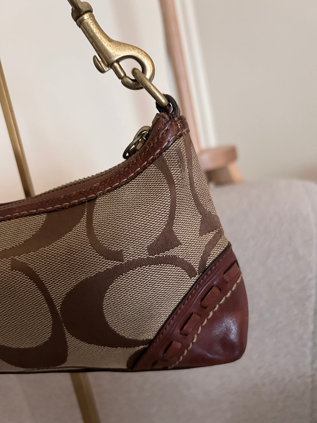 Vintage Coach baguette shoulder bag