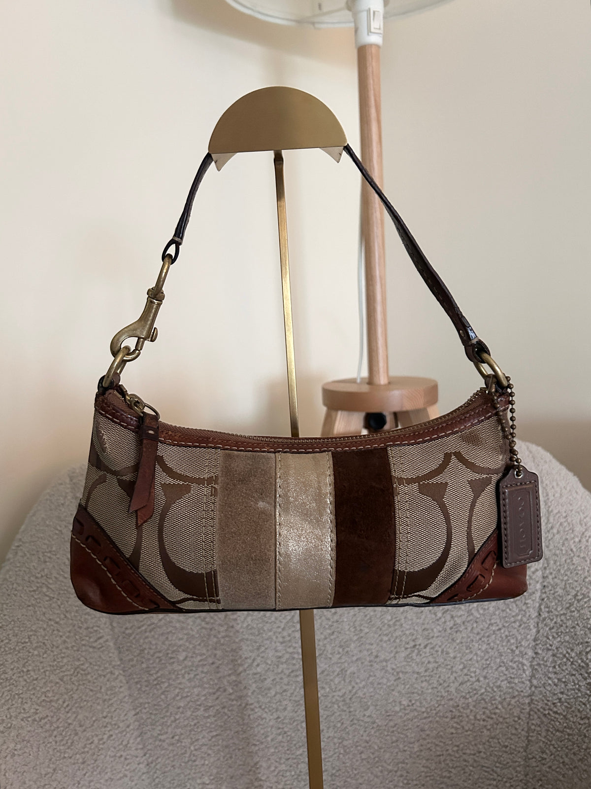 Vintage Coach baguette shoulder bag