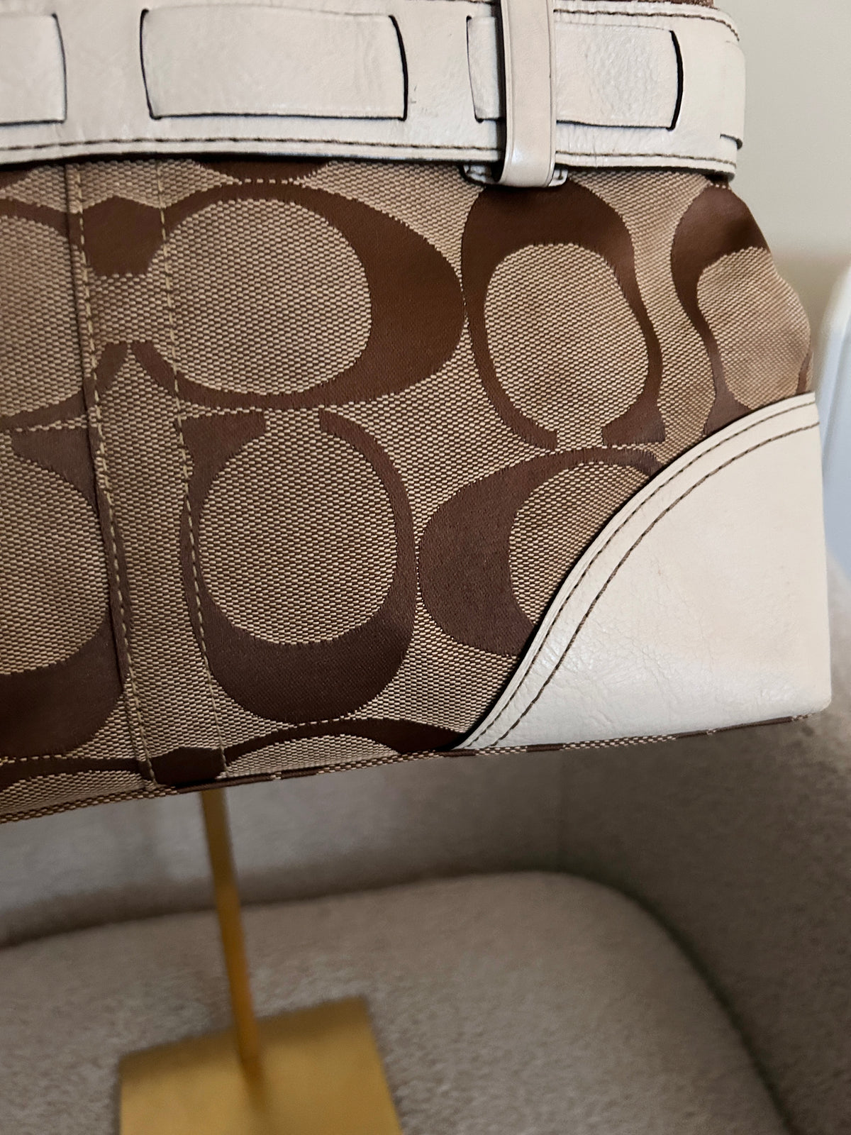 Vintage Coach small Hampton shoulder bag