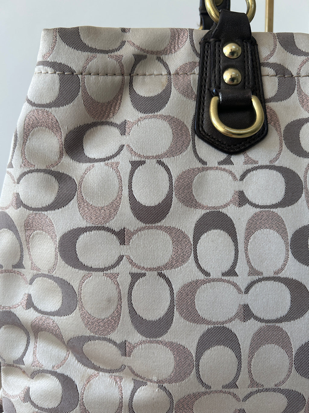 Vintage Coach tote shoulder bag