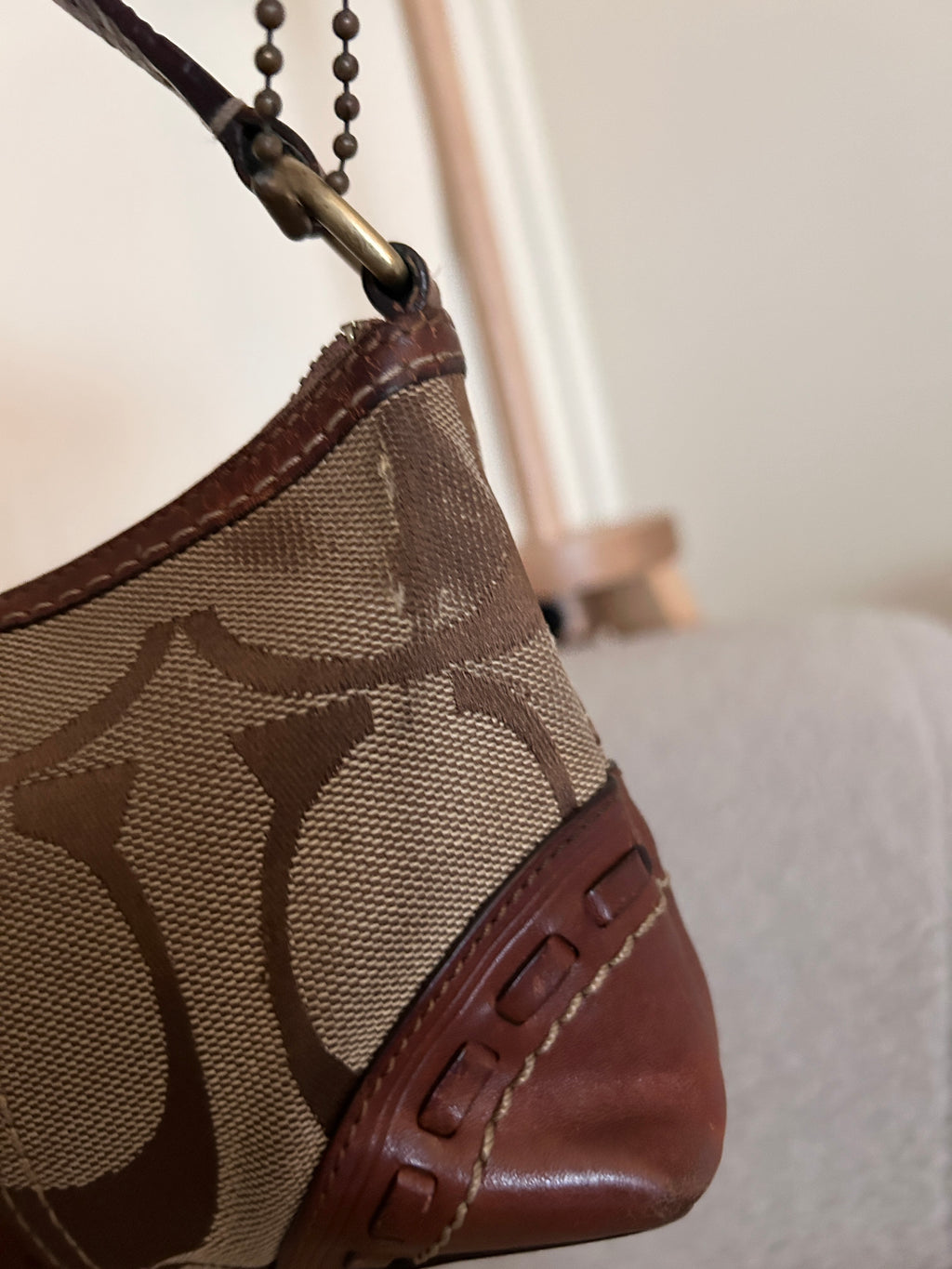 Vintage Coach baguette shoulder bag