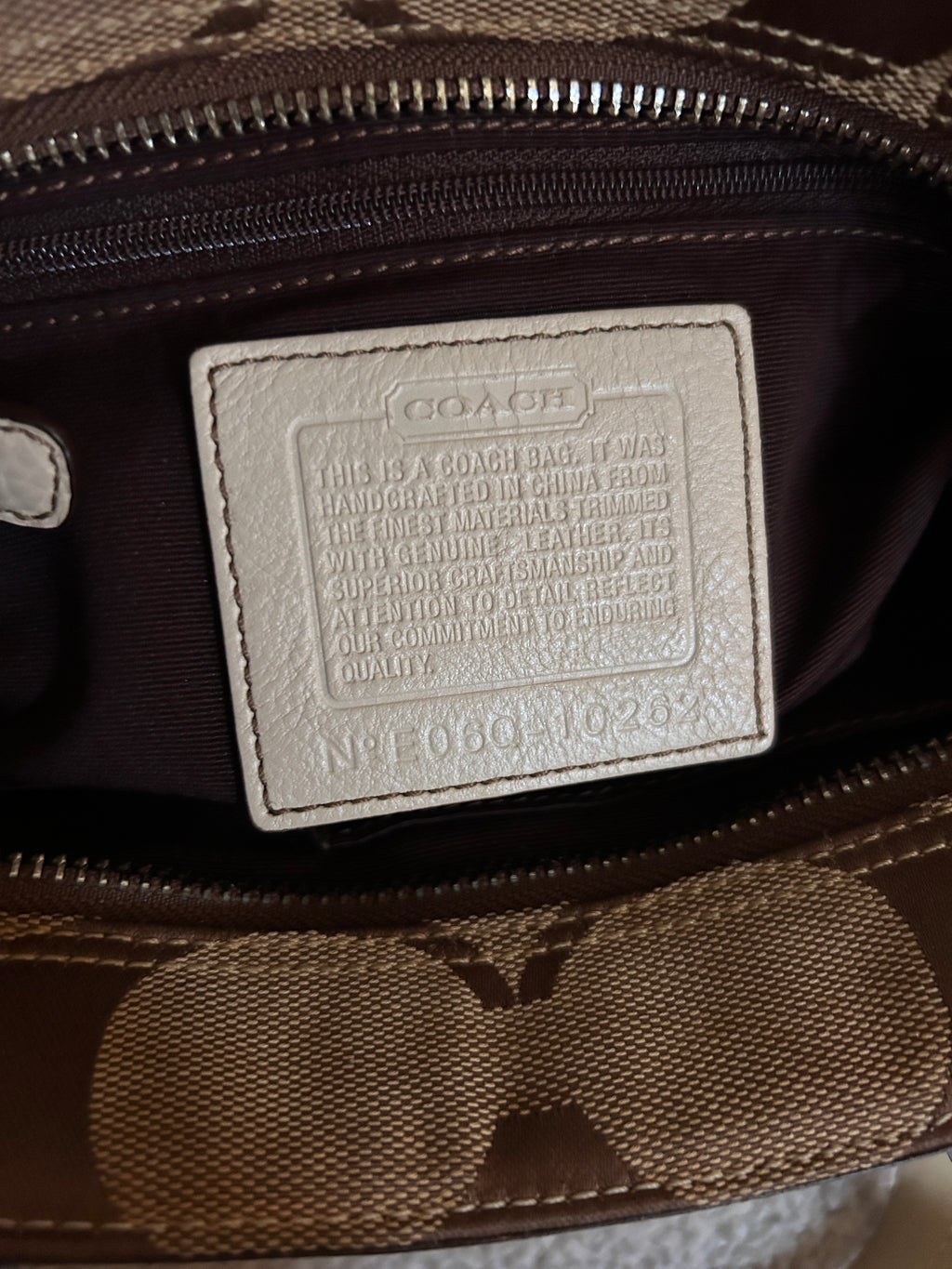 Vintage Coach small Hampton shoulder bag