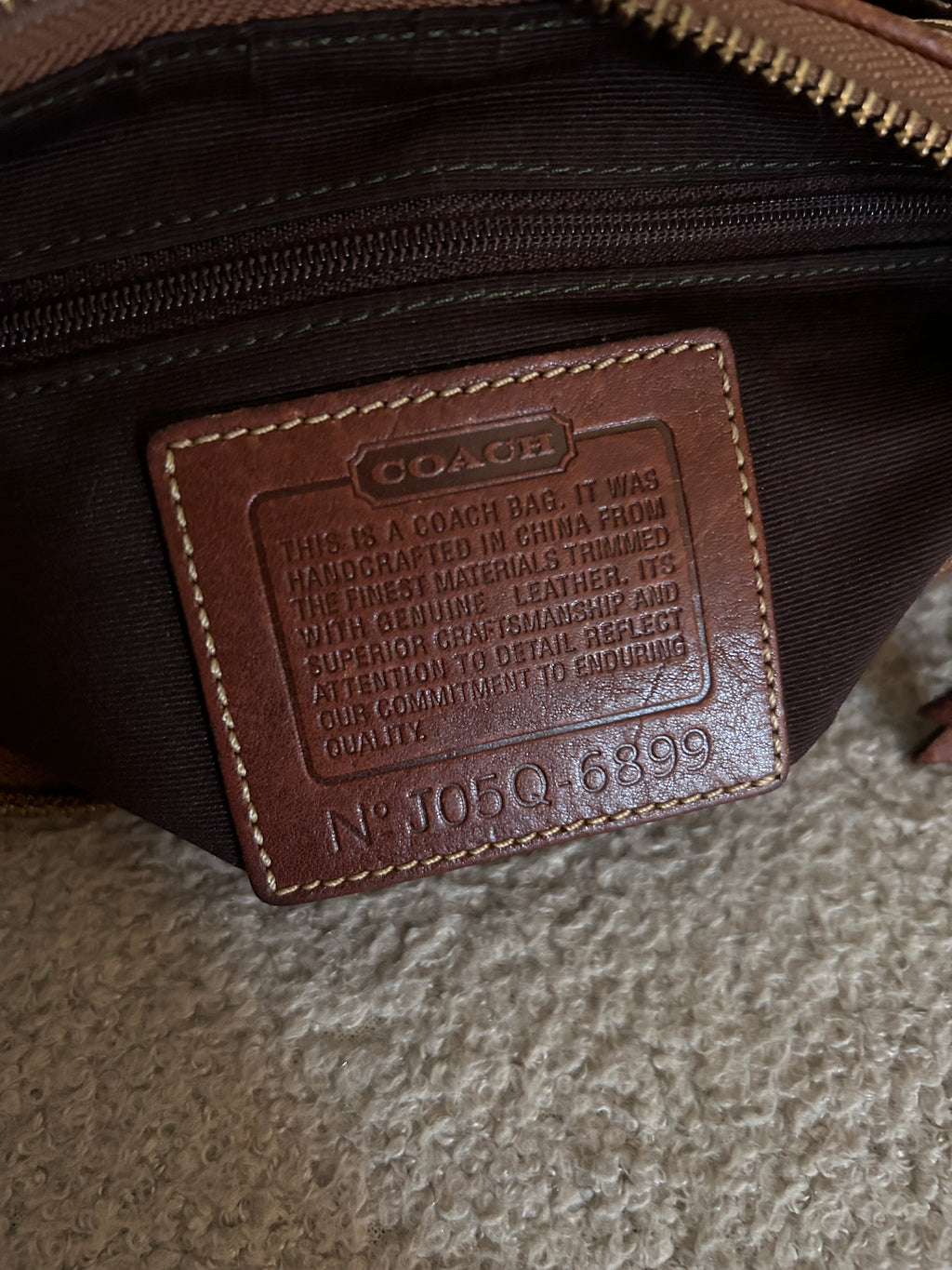 Vintage Coach baguette shoulder bag