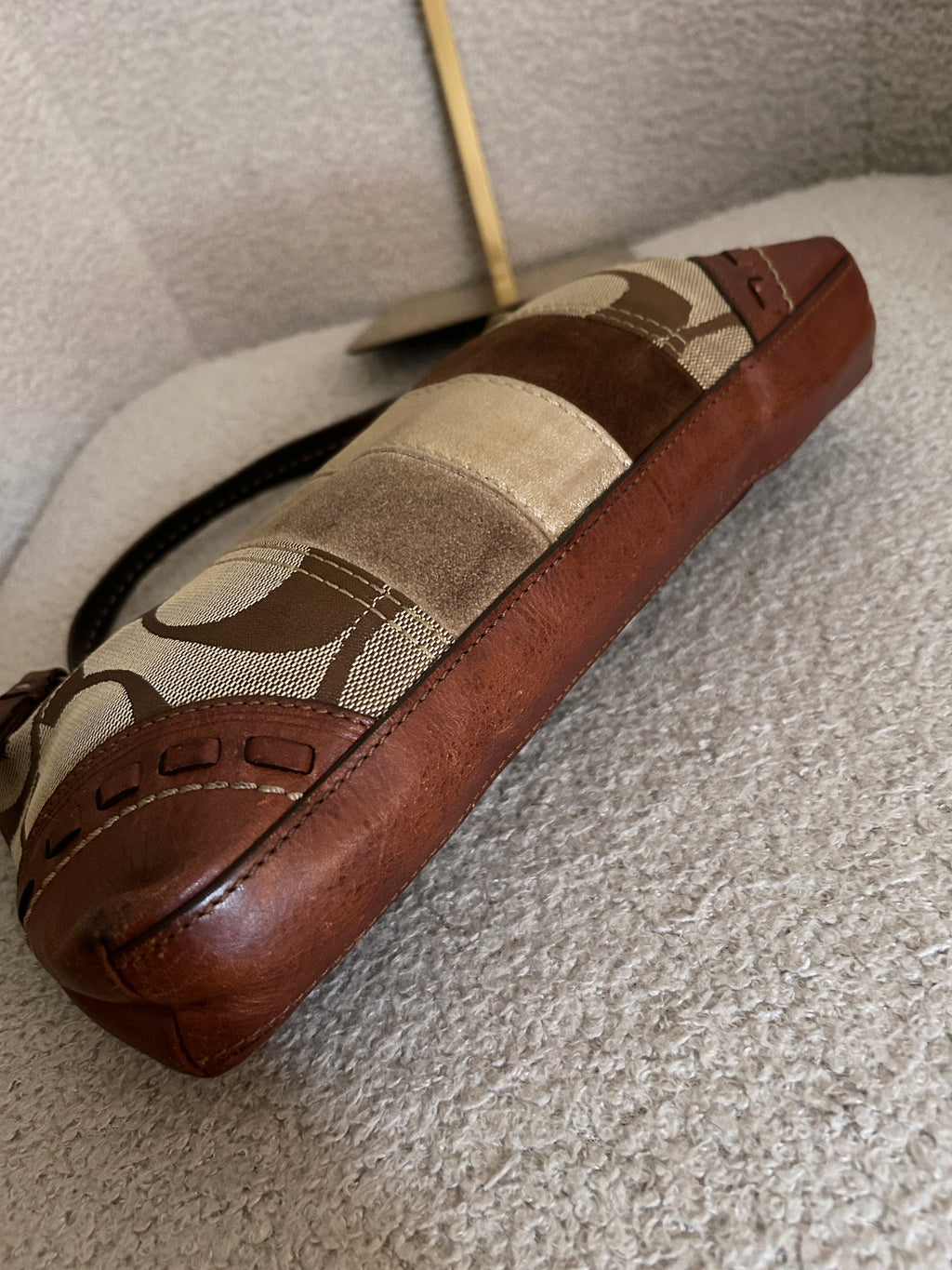 Vintage Coach baguette shoulder bag