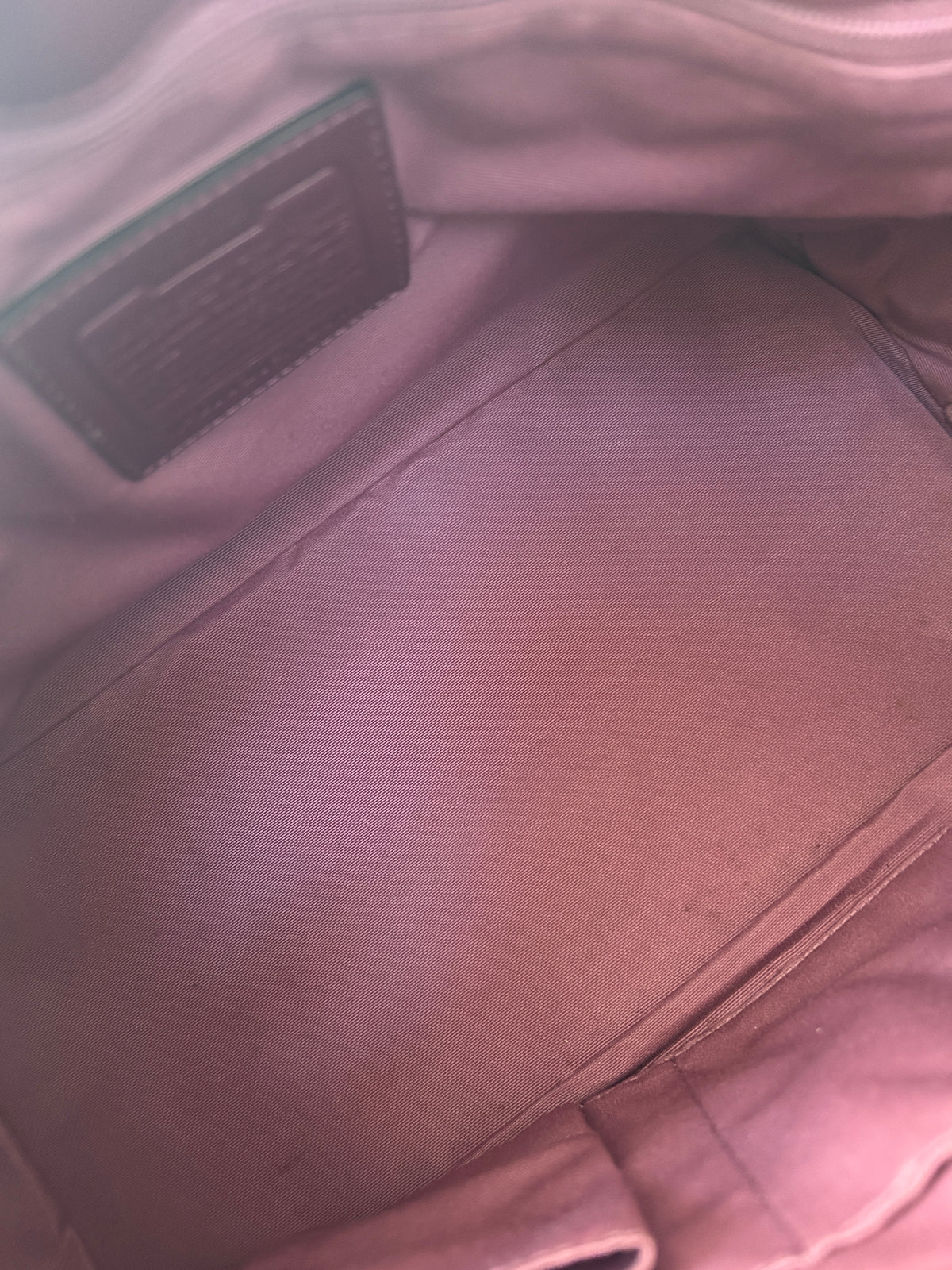 Vintage Coach burgundy leather buckle shoulder bag