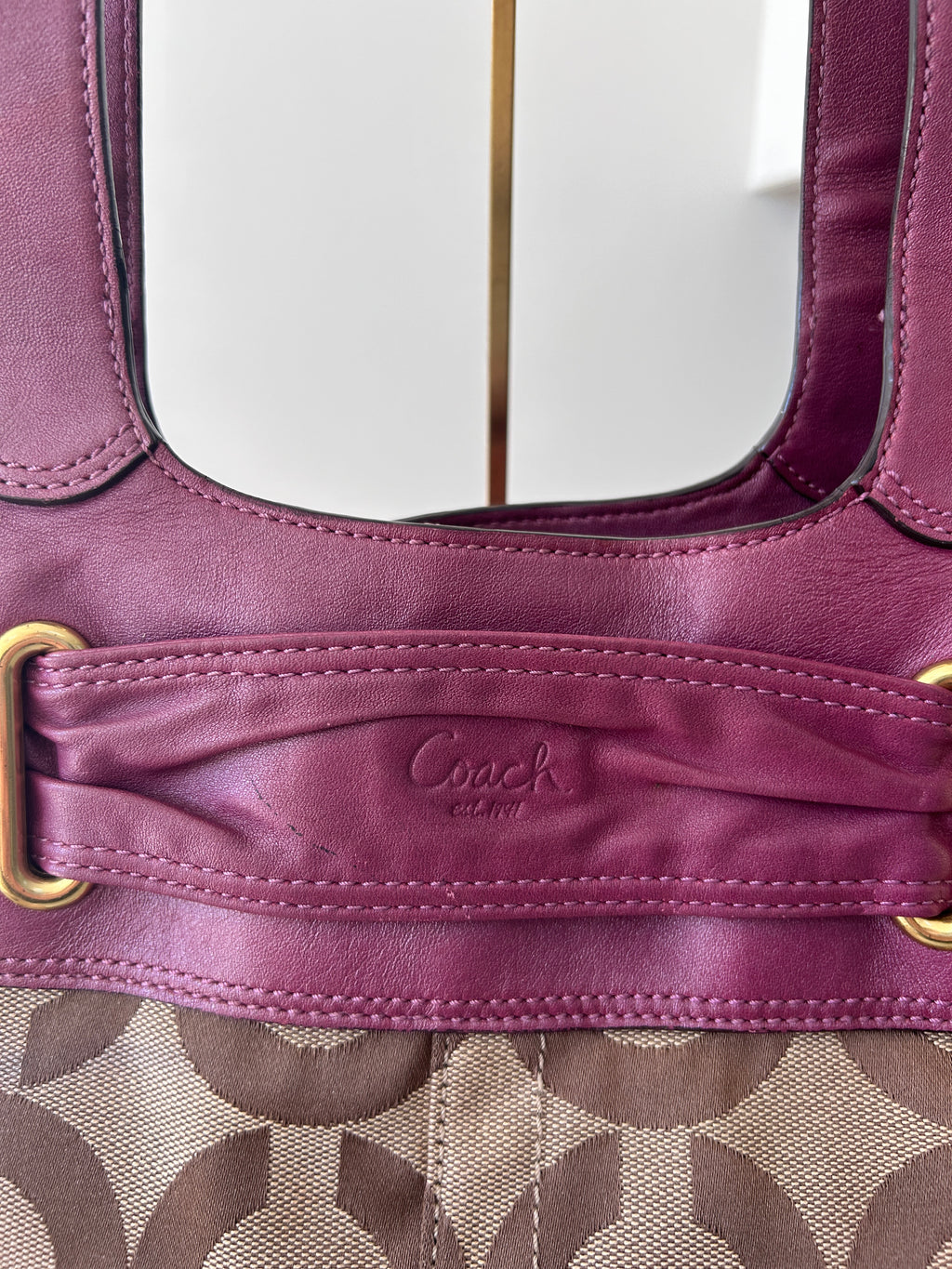 Vintage Coach Bleecker tote shoulder bag