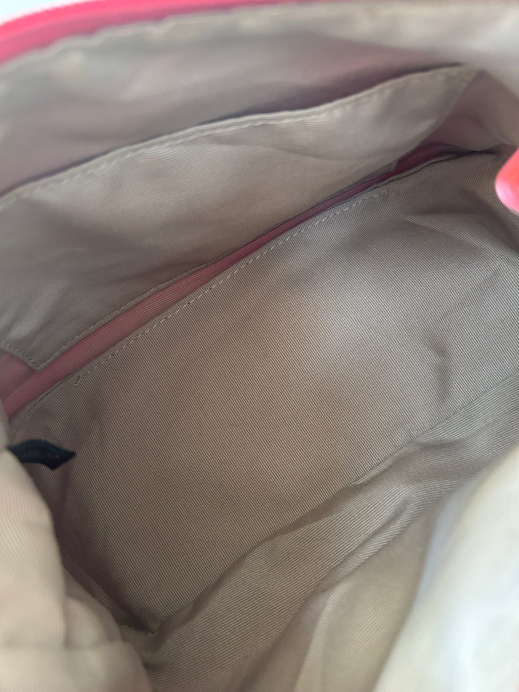 Vintage Coach red monogram small shoulder bag