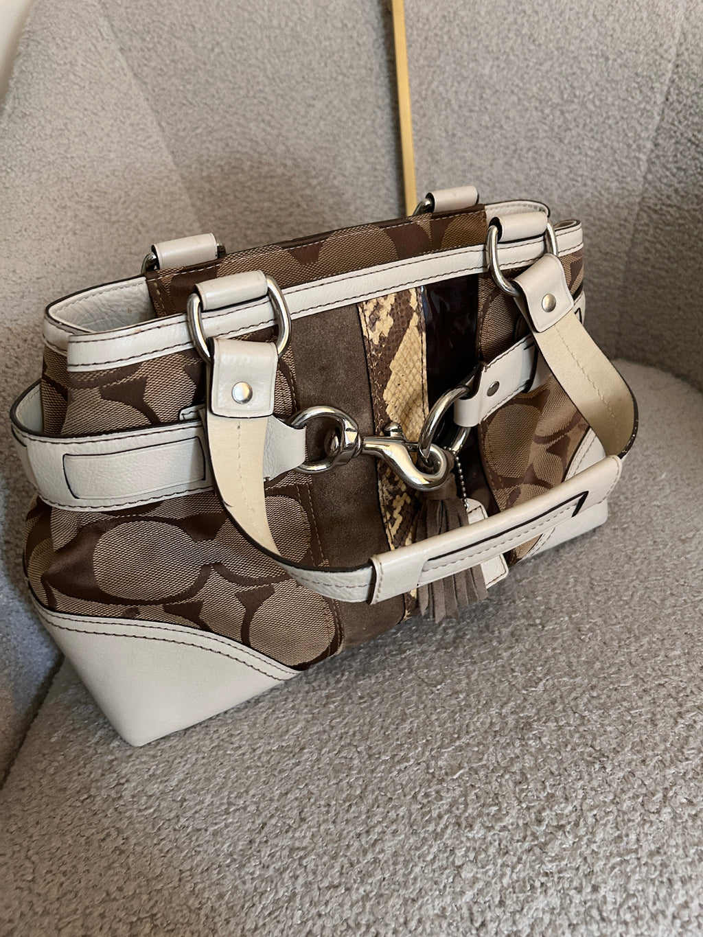 Vintage Coach small Hampton shoulder bag