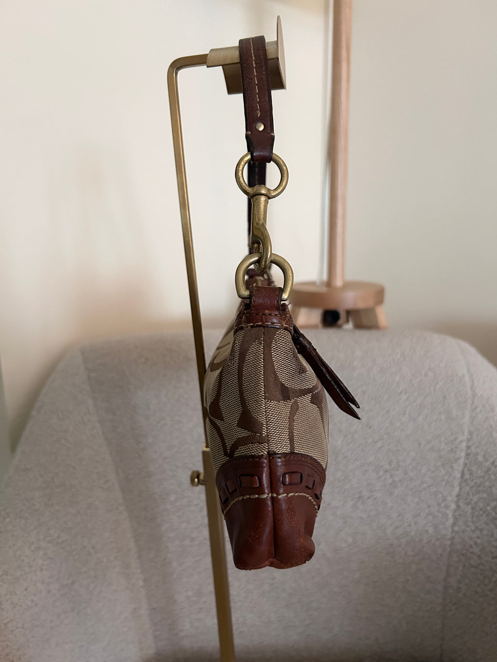 Vintage Coach baguette shoulder bag