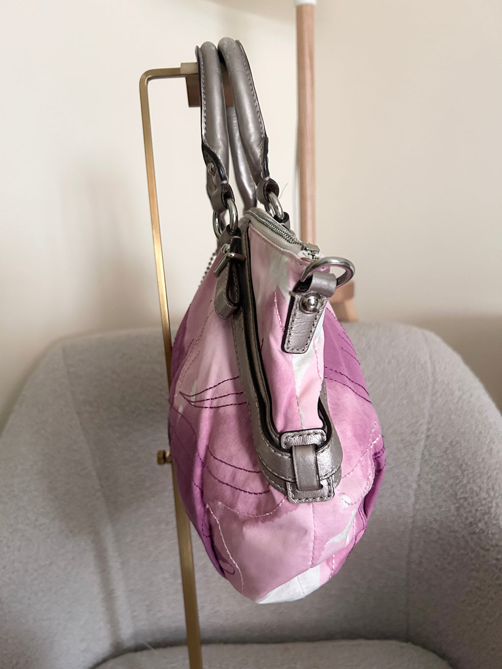Vintage Coach floral shoulder bag