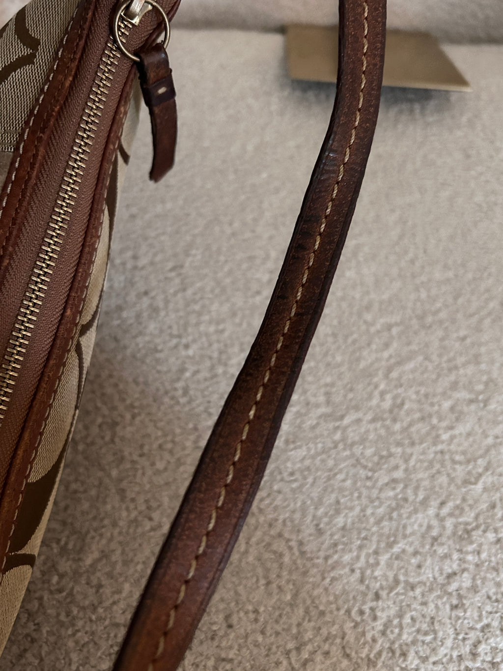 Vintage Coach baguette shoulder bag