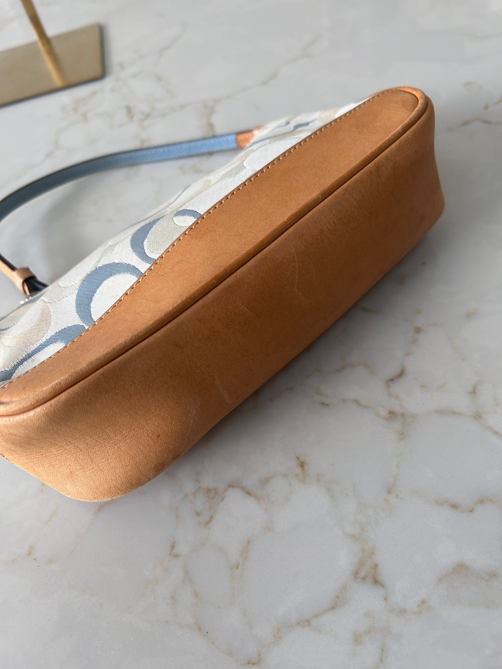 Vintage Coach optic monogram Demi shoulder bag