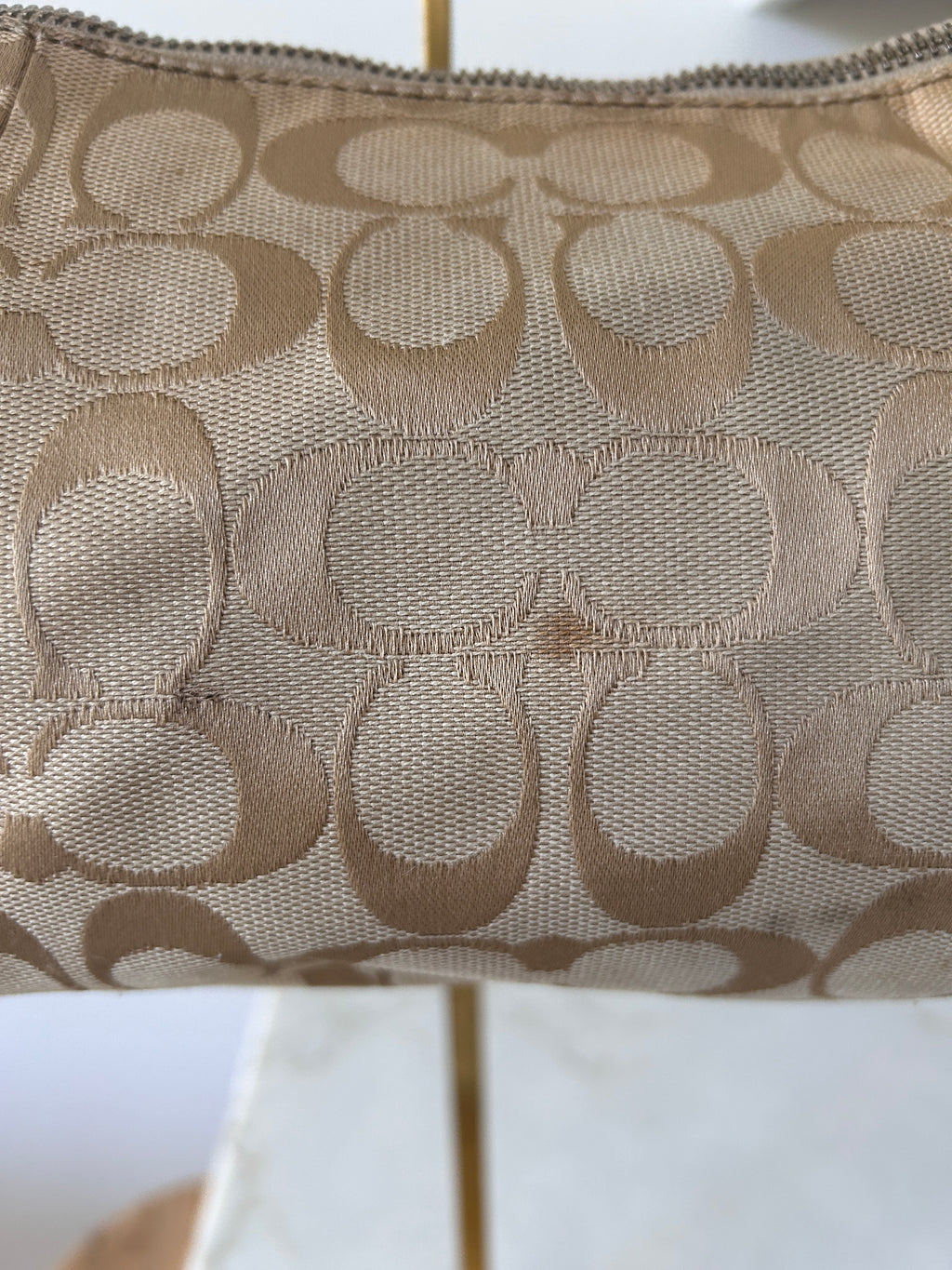 Vintage Coach Poppy graffiti shoulder bag