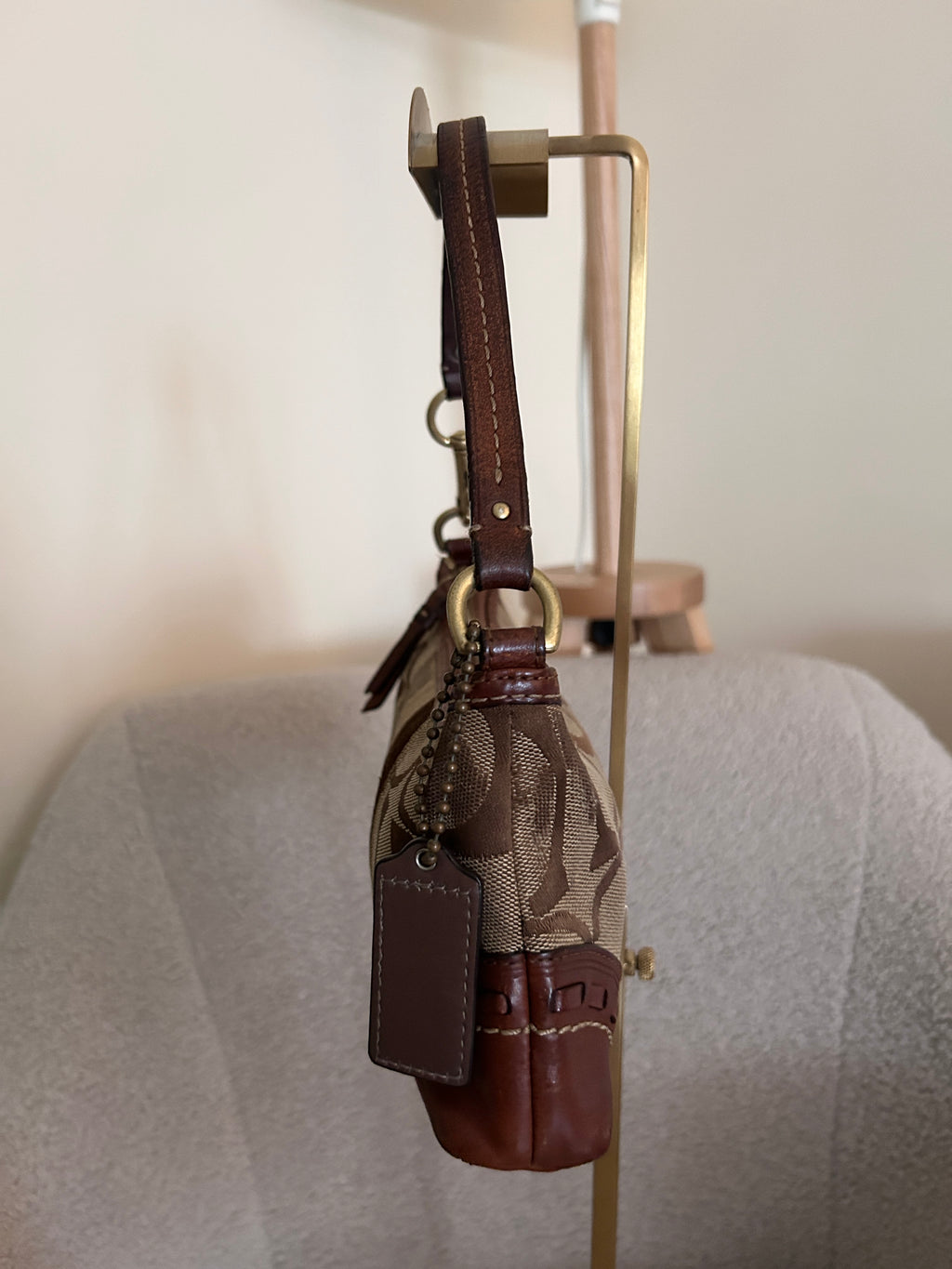 Vintage Coach baguette shoulder bag