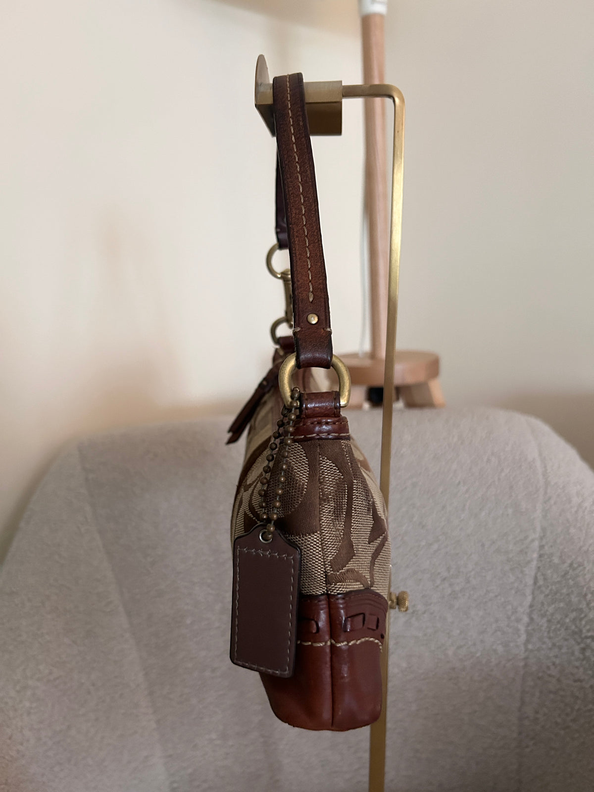 Vintage Coach baguette shoulder bag