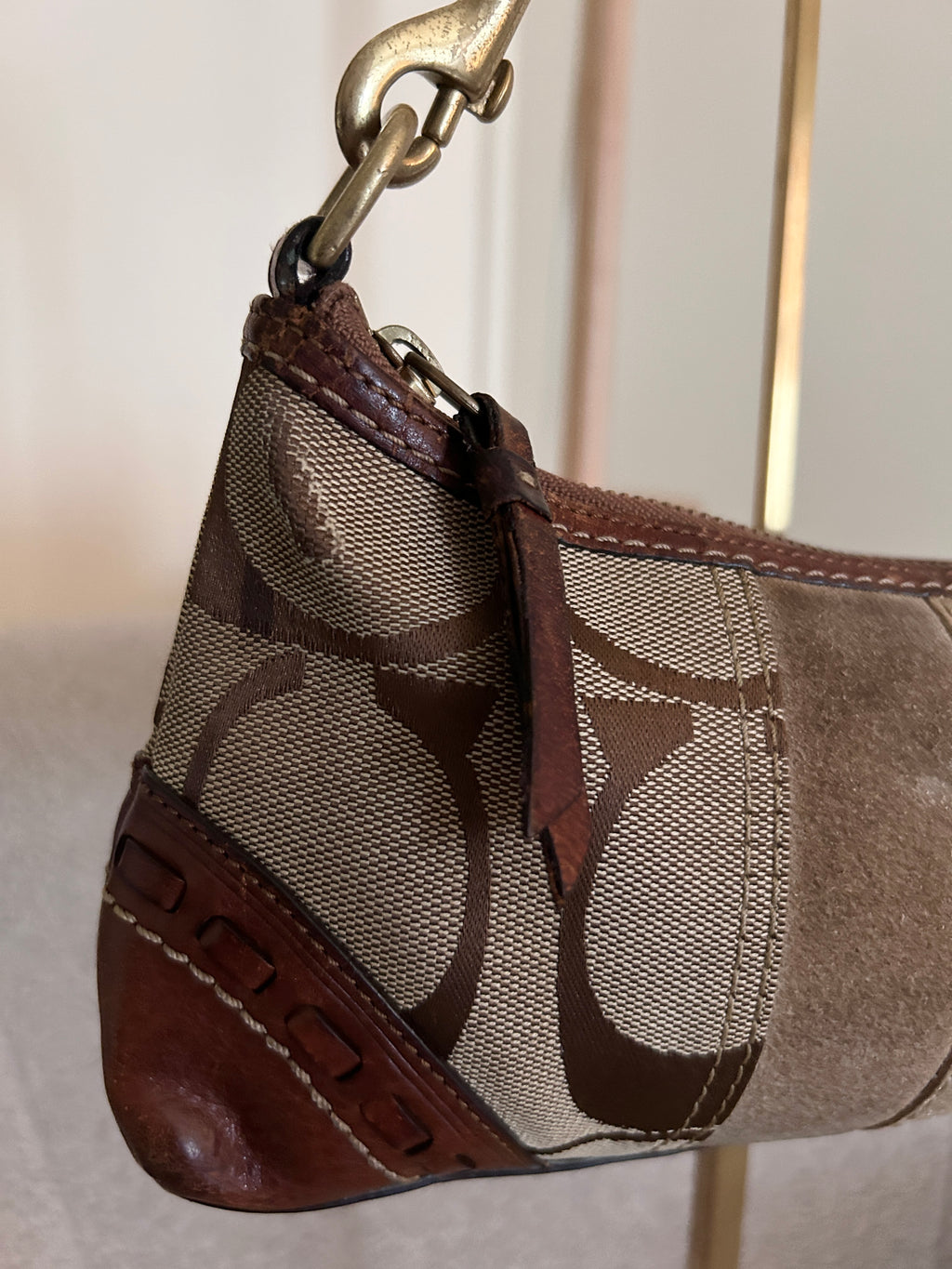 Vintage Coach baguette shoulder bag