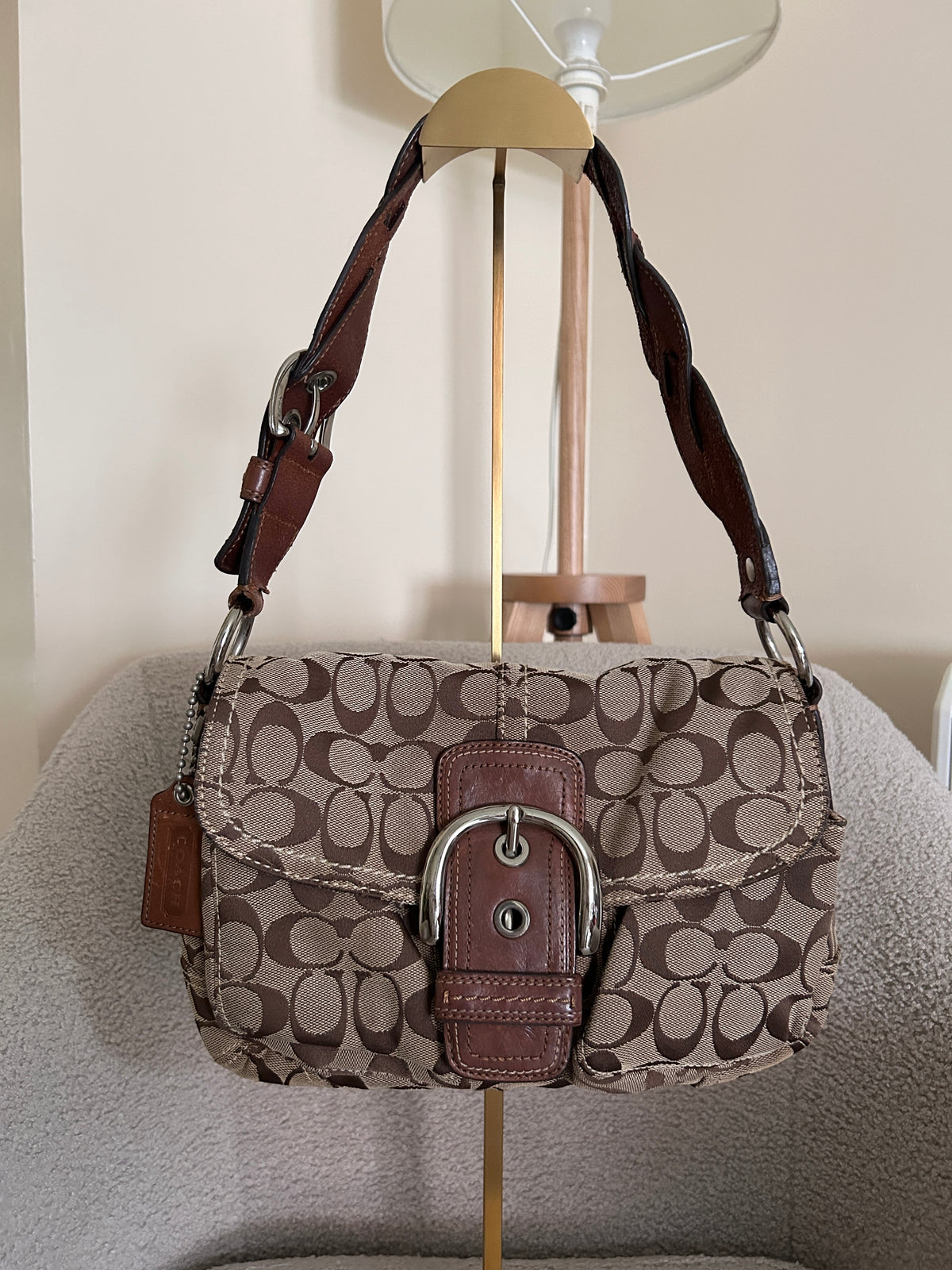 Vintage Coach brown Soho shoulder bag