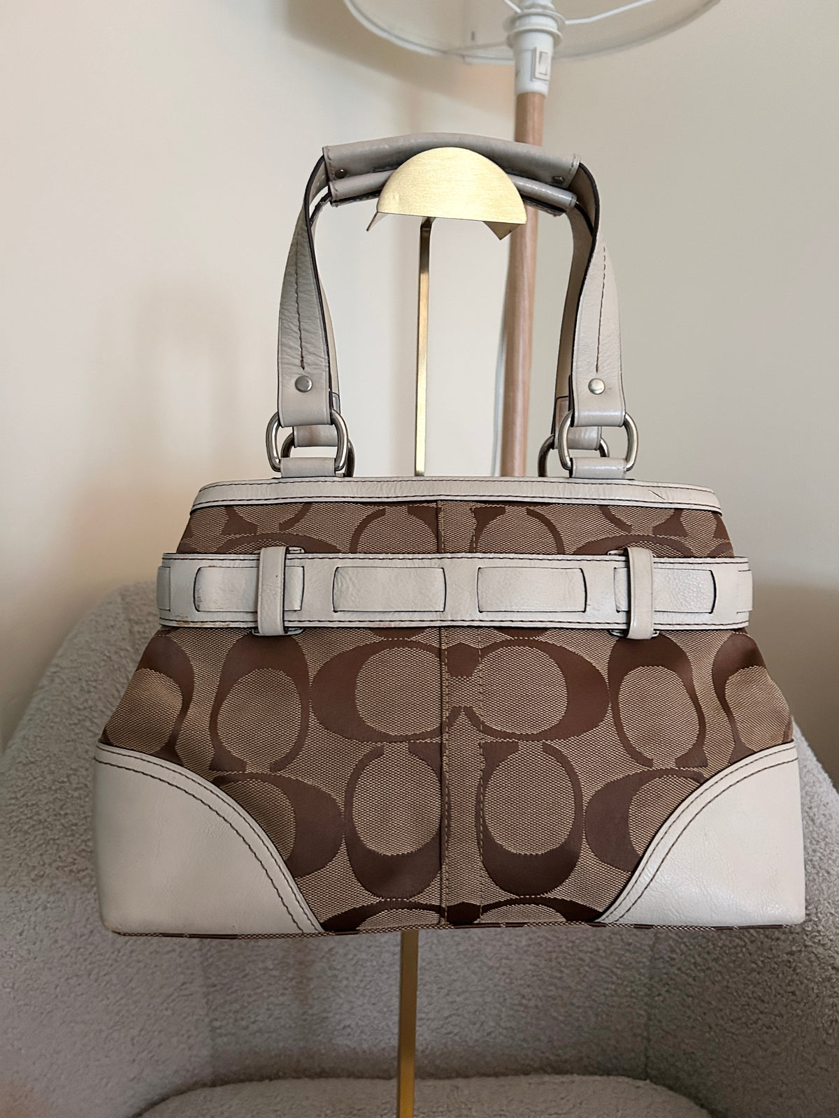 Vintage Coach small Hampton shoulder bag