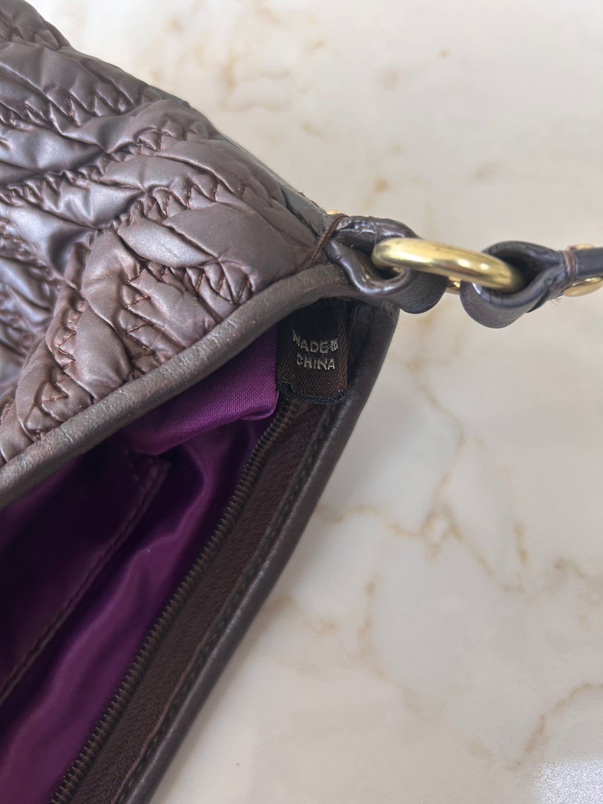 Vintage Coach limited edition brown shoulder bag