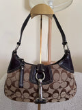 Vintage Coach mini Hampton clip shoulder bag