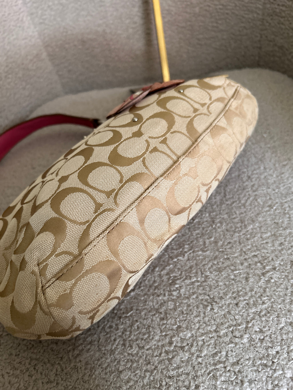 Vintage Coach floral shoulder bag