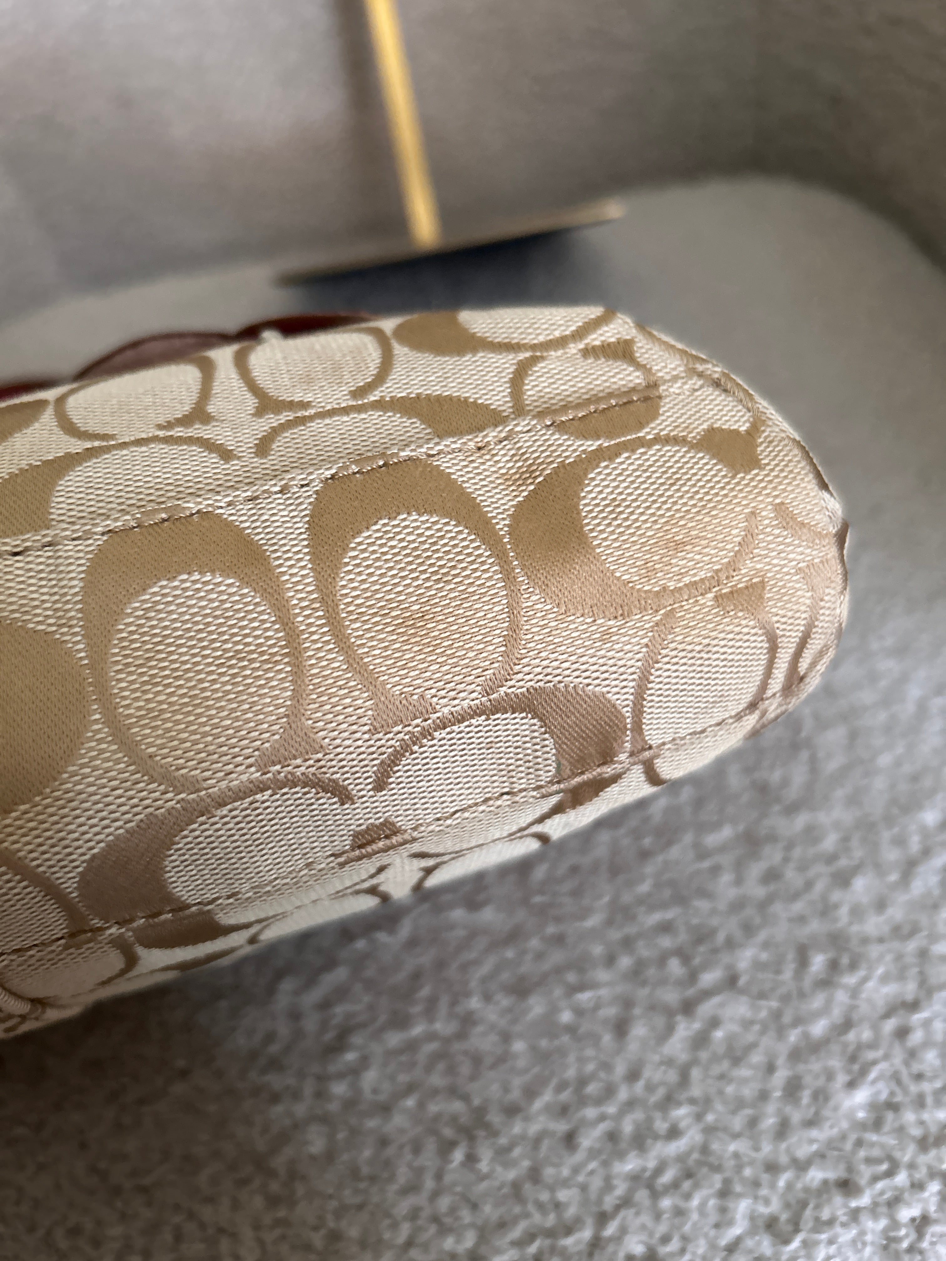 Vintage Coach floral shoulder bag