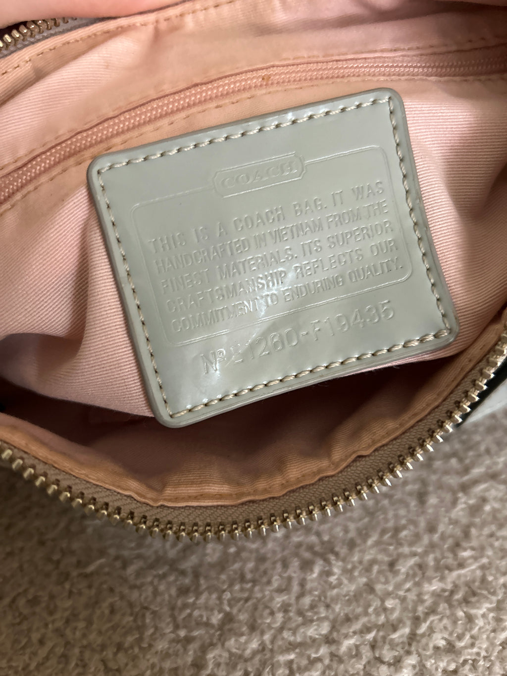 Vintage Coach mini shoulder bag