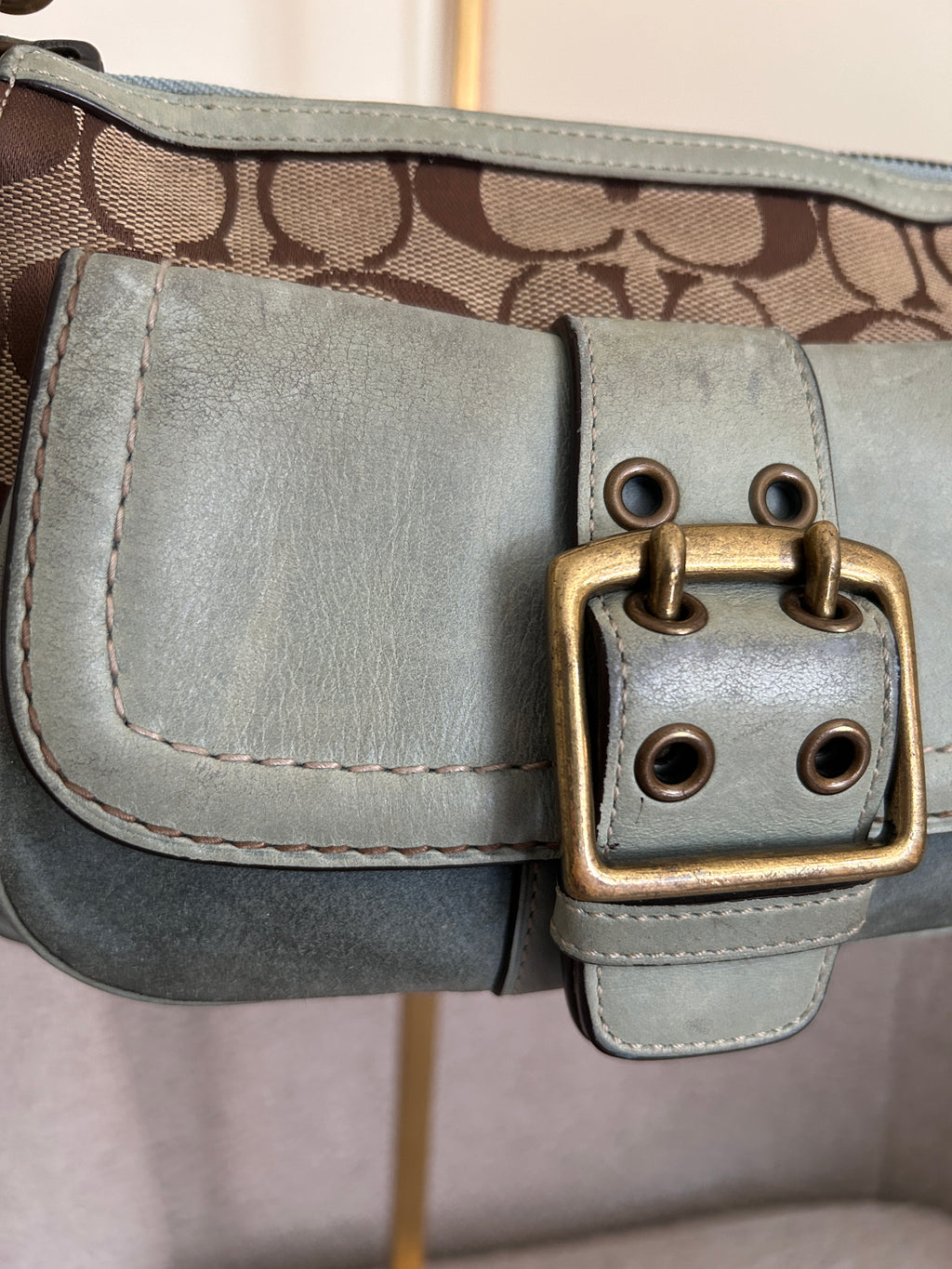 Vintage Coach mini shoulder bag