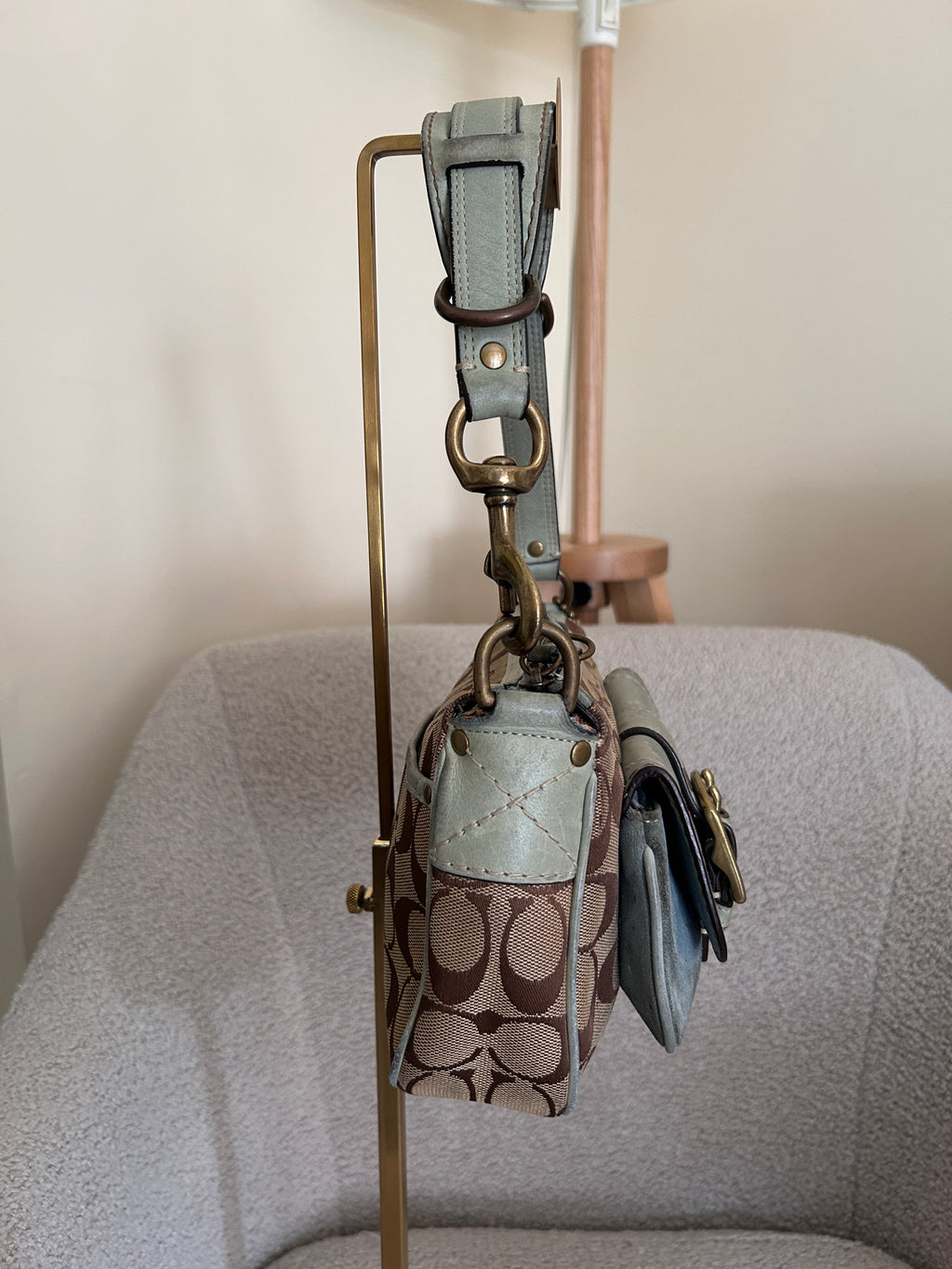 Vintage Coach mini shoulder bag