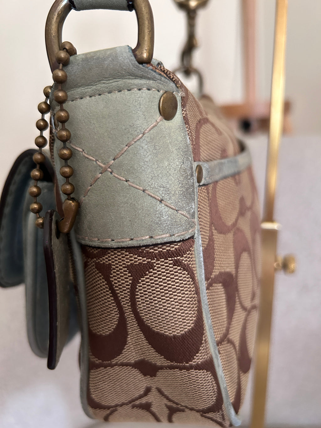 Vintage Coach mini shoulder bag