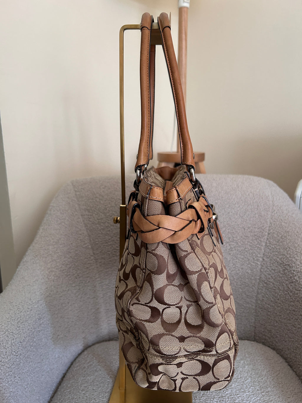 Vintage Coach Hampton shoulder bag