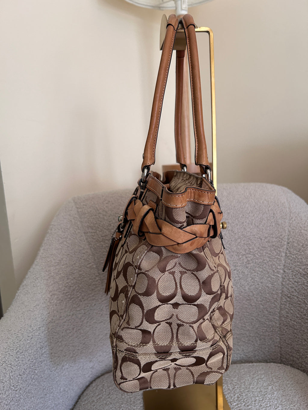 Vintage Coach Hampton shoulder bag