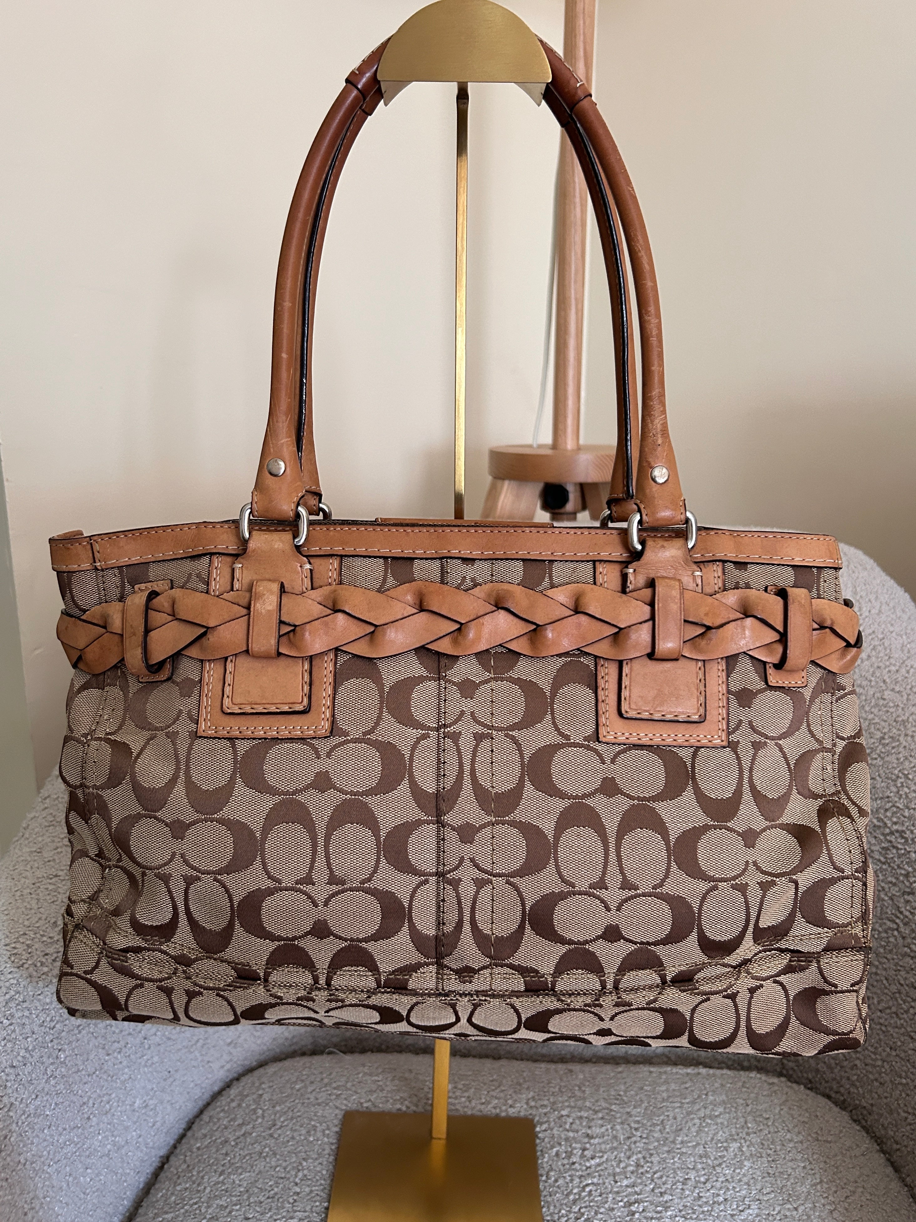 Vintage Coach Hampton shoulder bag