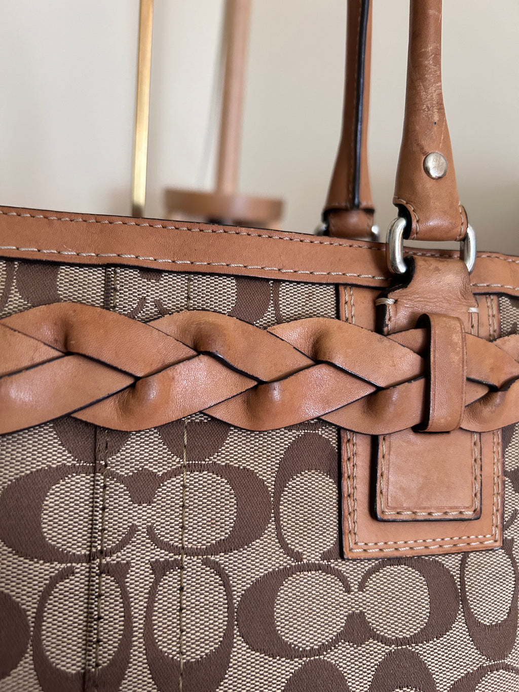 Vintage Coach Hampton shoulder bag