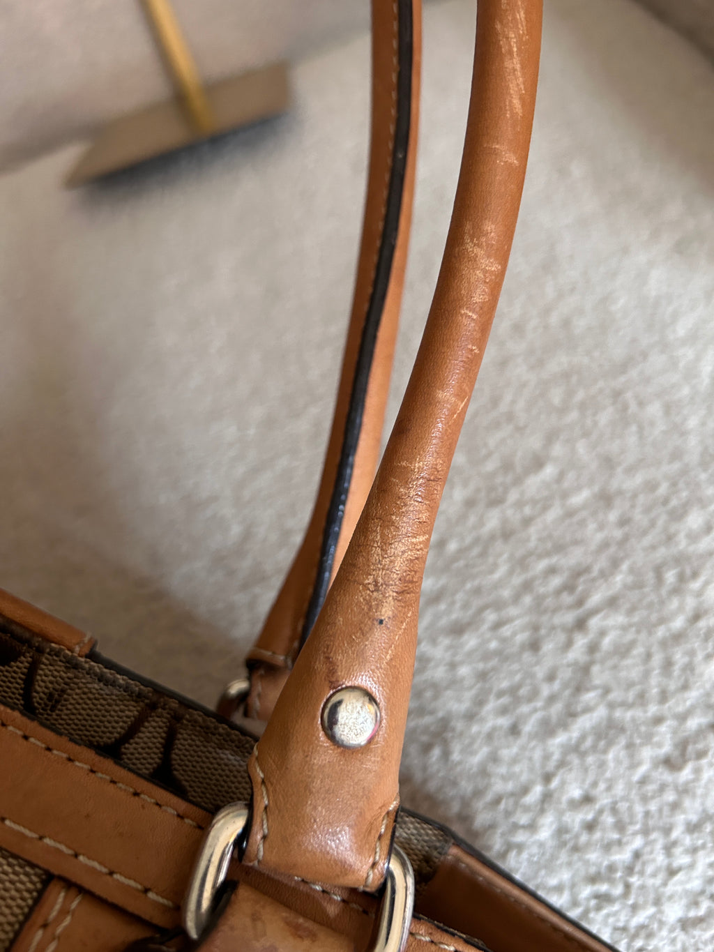 Vintage Coach Hampton shoulder bag