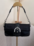 Vintage Coach Soho black shoulder bag