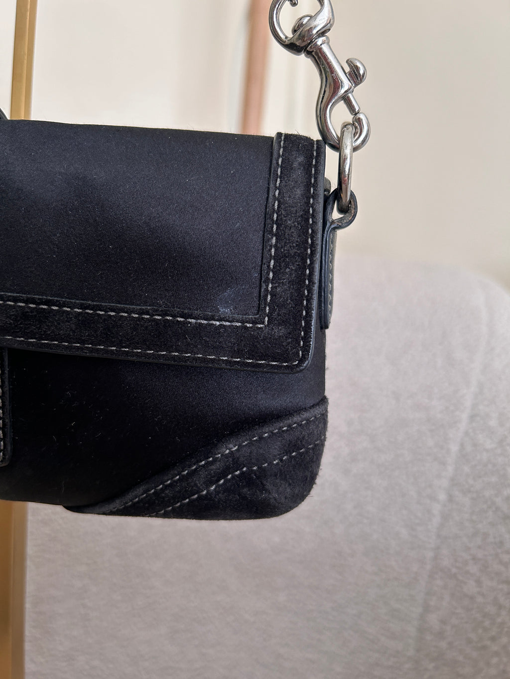 Vintage Coach Soho black shoulder bag