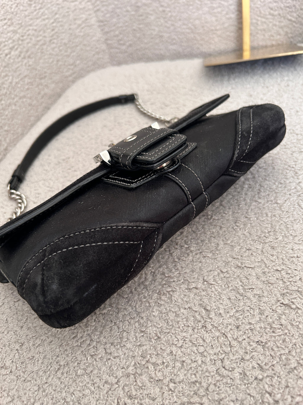 Vintage Coach Soho black shoulder bag