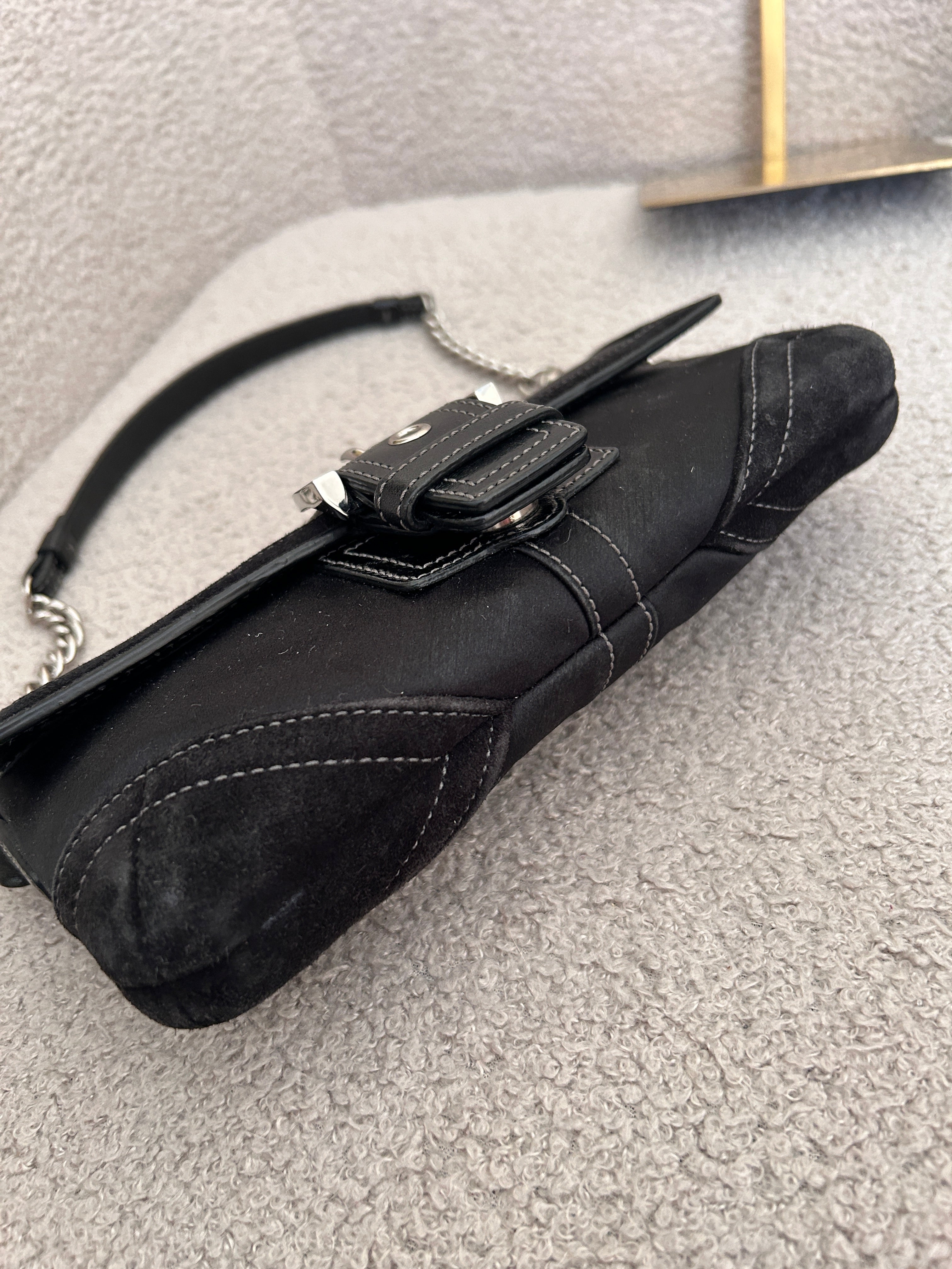 Vintage Coach Soho black shoulder bag