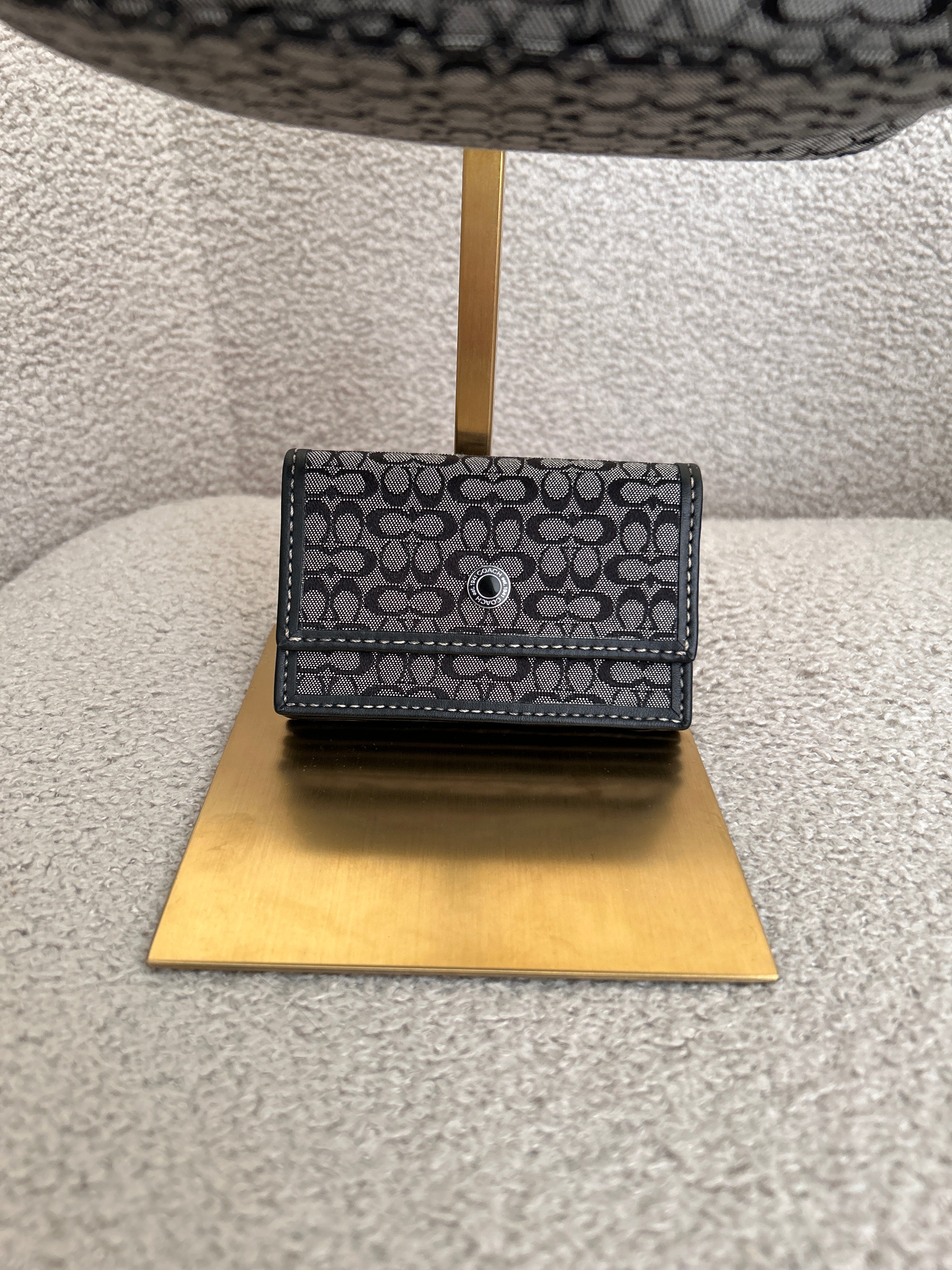 Vintage Coach mini bag and matching wallet