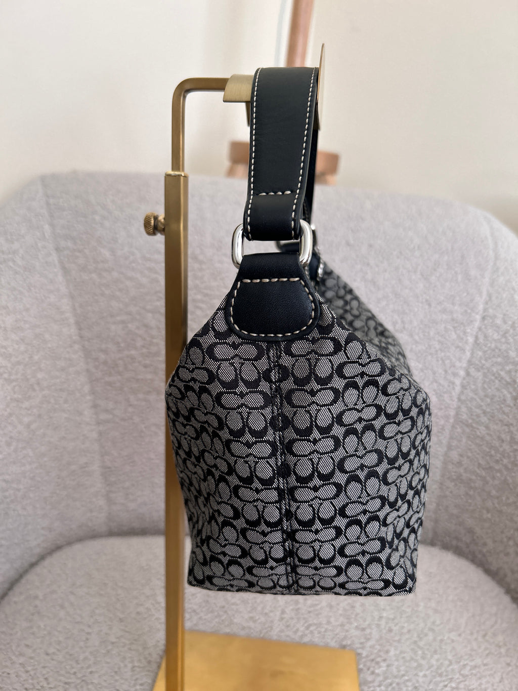 Vintage Coach mini bag and matching wallet