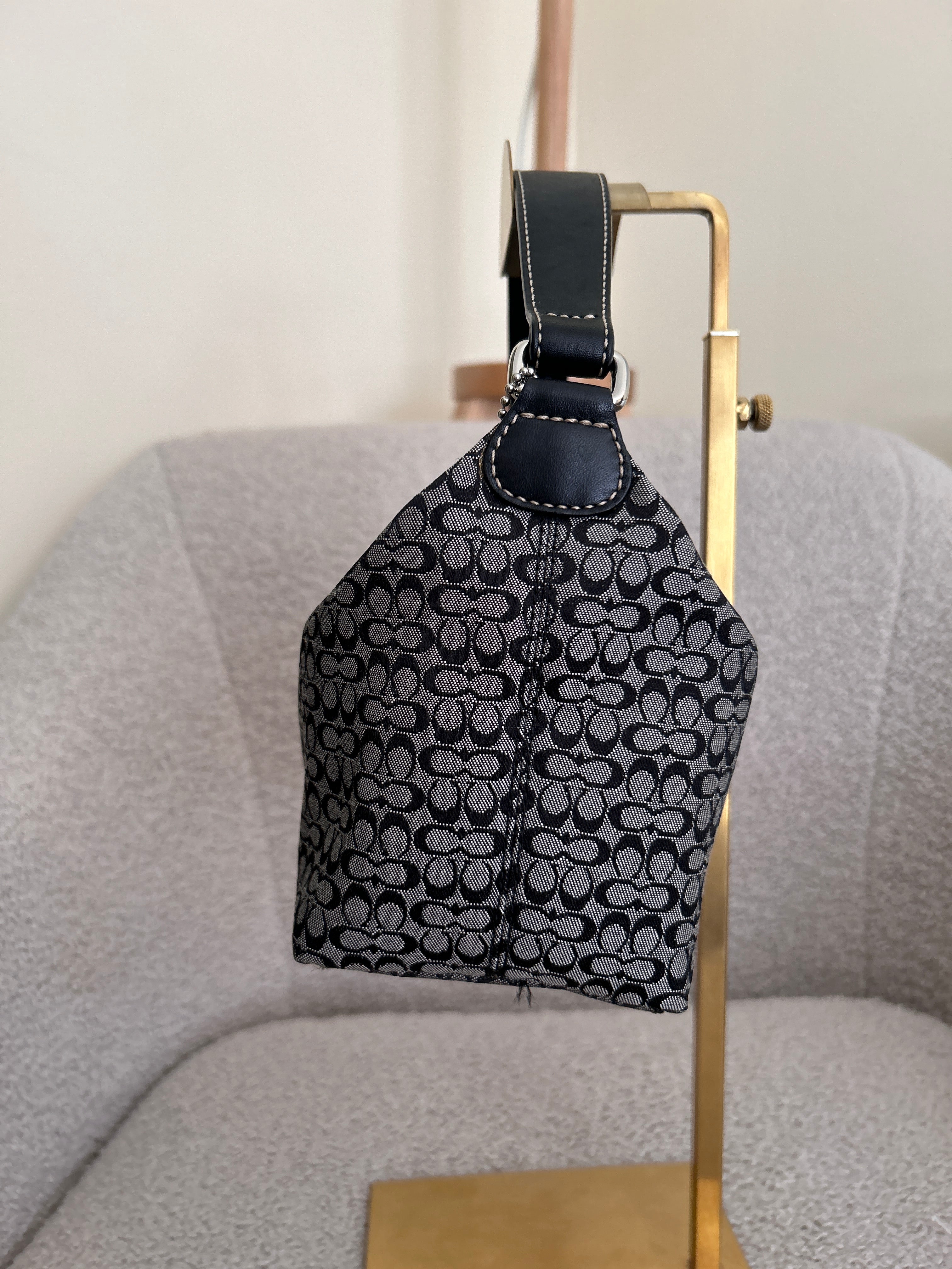 Vintage Coach mini bag and matching wallet